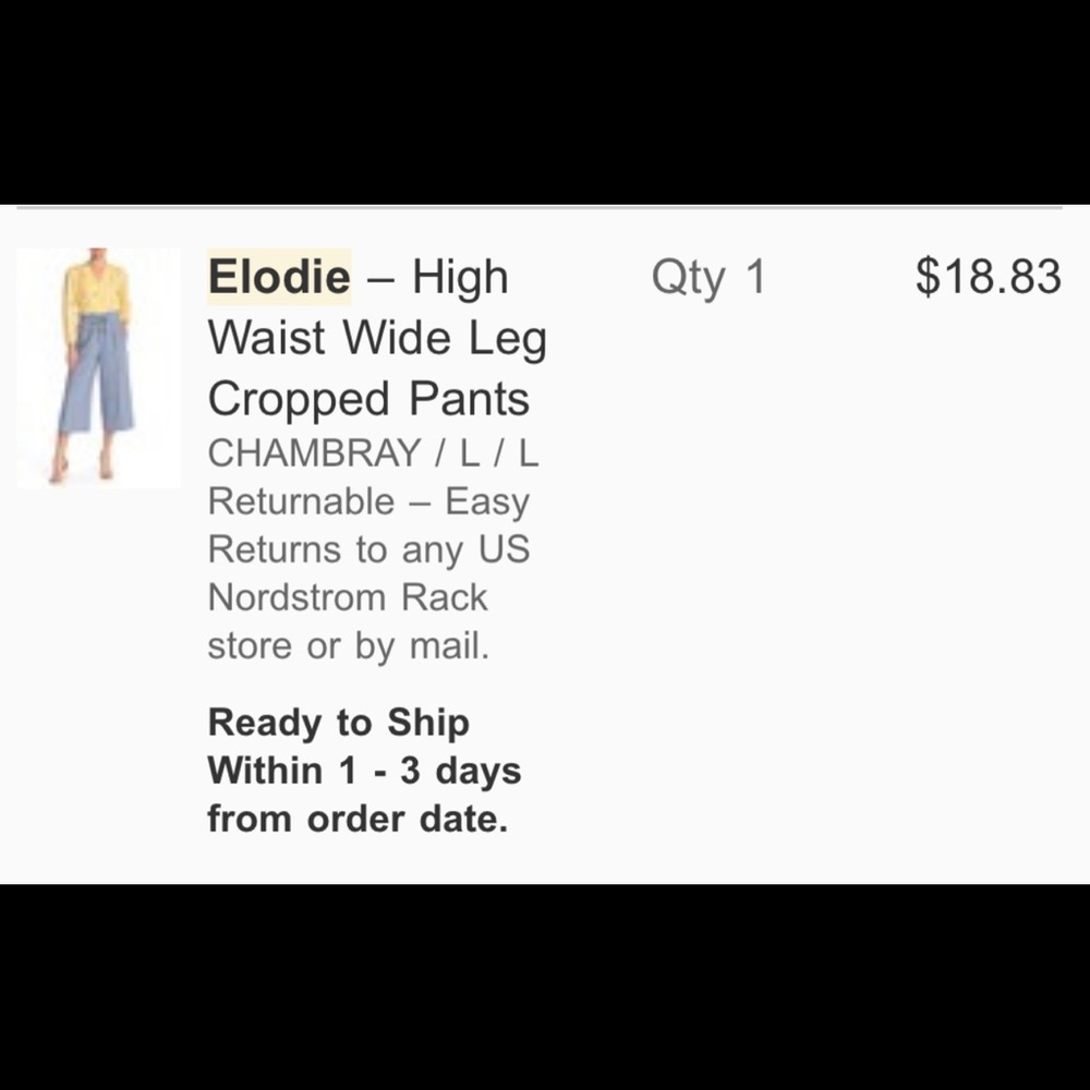 Wide leg & high waisted.